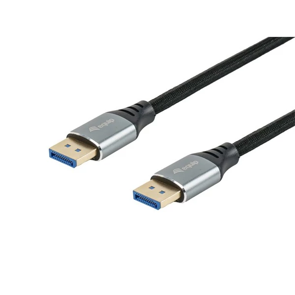 Equip Kábel - 119281 (Premium, DisplayPort2.1 kábel, 4K/240Hz, apa/apa, fekete, 1m)