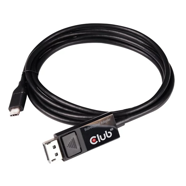 Club 3D Kábel - CAC-1557 (USB-C to DisplayPort 1.4, HDR, 1,8m, 8K60Hz)
