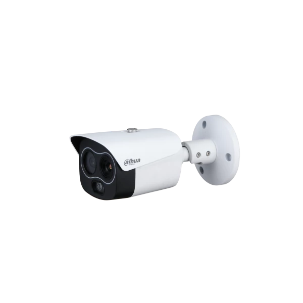 Dahua IP Bullet dual hőkamera - TPC-BF1241-B3F4-DW (256x192, 3,5mm / 4MP, 4mm, ICR, IR30m, IP67, WDR, audio, I/O, PoE)