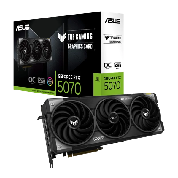 Asus Videokártya - nVidia TUF-RTX5070-O12G-GAMING (12288MB, GDDR7, 192bit, 2xHDMI, 3xDP)