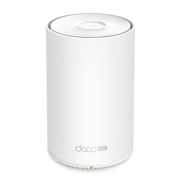 TP-Link Mesh WiFi AX1500 Deco X10-4G (1pack; 4G+; NanoSIM; 300Mbps 2,4GHz + 1201Mbps 5GHz; WPA3; Wifi6; 3x1Gbps)