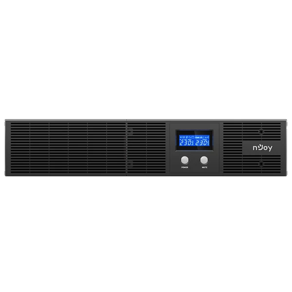NJOY Szünetmentes 1500VA - Anser 1500 (8 IEC C13, line-interaktív, LCD kijelző, 2U rack) AKKU NÉLKÜL!