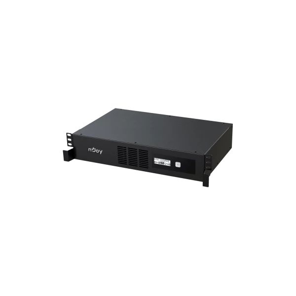 NJOY Szünetmentes 2000VA - Code 2000 (8 IEC C13, line-interaktív, USB menedzsment, szoftver, LCD kijelző, 2U rack)
