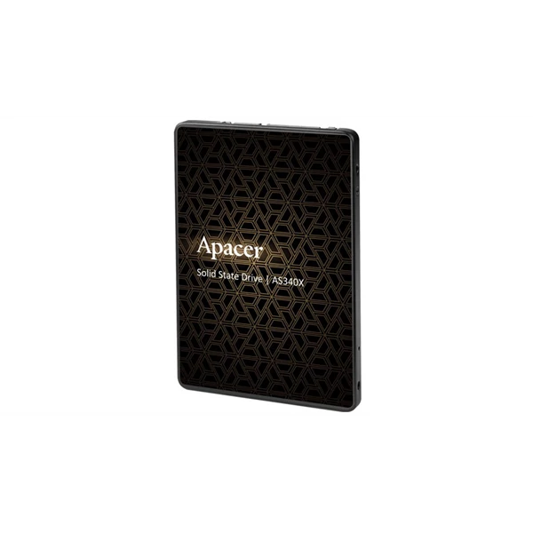 Apacer SSD AS340X Series Panther - 120GB AP120GAS340XC-1 (SATA3, Olvasás: 550 MB/s, Írás: 500 MB/s)