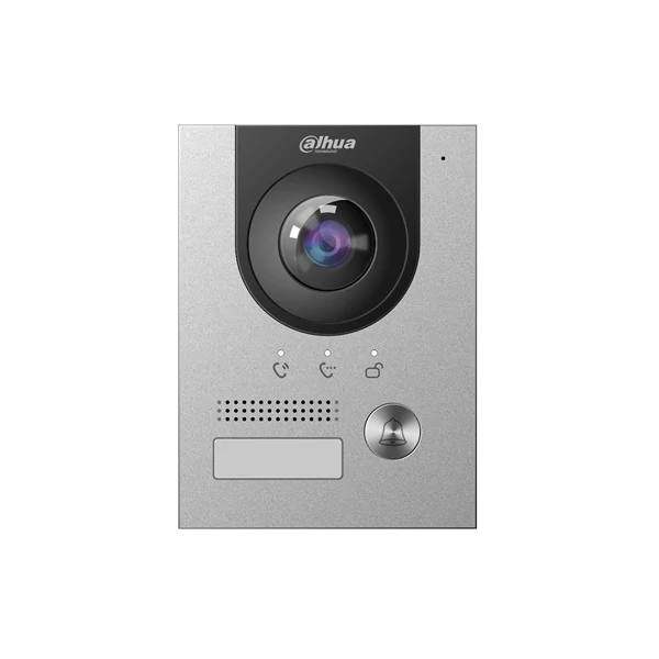 Dahua IP video kaputelefon - VTO2202F-P-S2 (kültéri egység, 2MP, IK07, IP65, audio, SD, RS485, I/O, 12VDC/PoE)