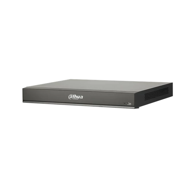 Dahua NVR Rögzítő - NVR5216-16P-I/L (16 csatorna, 16port af/at PoE; H265+, 320Mbps, HDMI+VGA, 2xUSB, 2x Sata, I/O; AI)