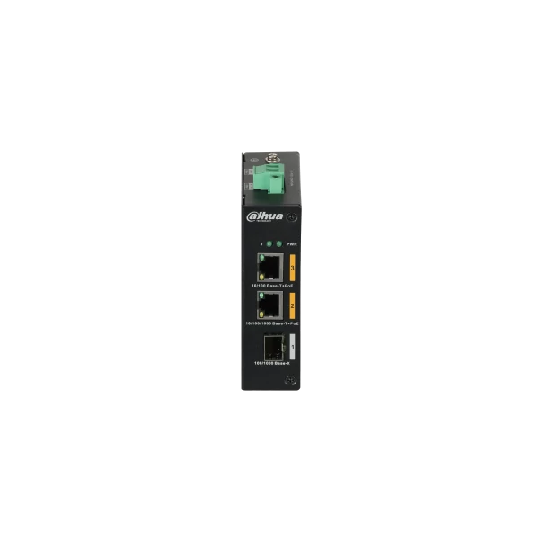 Dahua PoE switch - PFS3103-1GT1ET-60 (1x 100Mbps PoE + 1x 1Gbps PoE + 1xSFP)