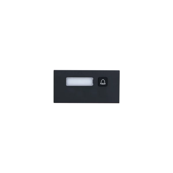 Dahua nyomógomb bővítő modul - VTO4202FB-MB1 (1 nyomógombos, VTO4202F moduláris IP video kaputelefon egységhez, fekete)
