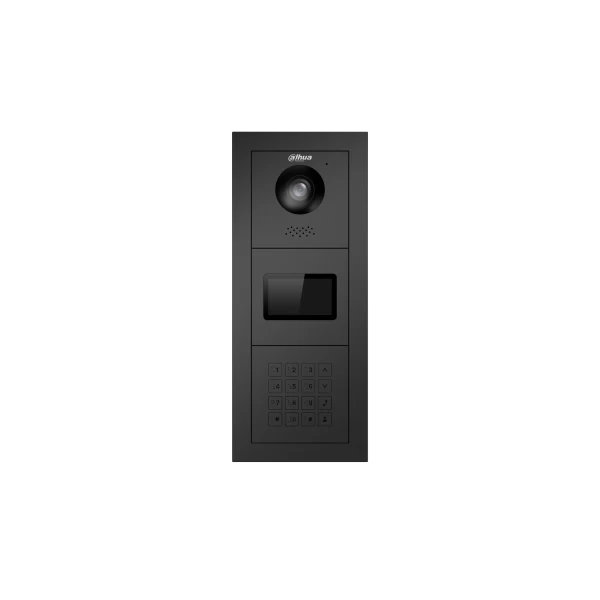 Dahua moduláris kültéri állomás - VTO4202FB-P-S2 (2MP, 160°, mikrofon, POE, moduláris IP video kaputelefon fő e. fekete)