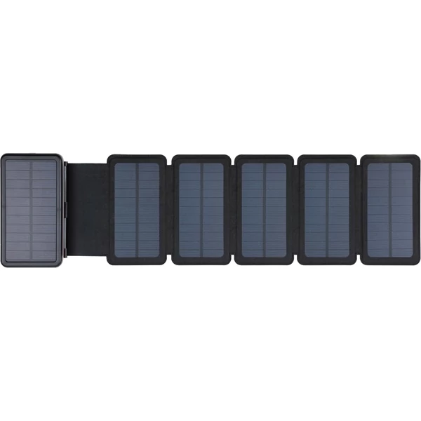 Sandberg Akkubank - Solar 6-Panel Powerbank 20000 (napelemes; kültéri; IPX4 cseppálló; LED lámpa; 2xUSB-A+USB-C)