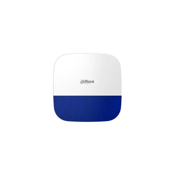 Dahua Vezeték nélküli kültéri sziréna - AirShield ARA13-W2 Kék (IP65; 110dB; LED; 868MHz, AES128, 12VDC+Akku; Mabisz)