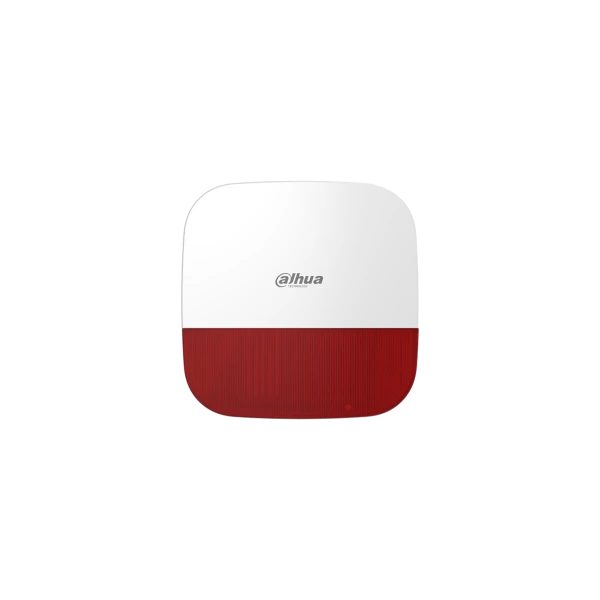 Dahua Vezeték nélküli kültéri sziréna - AirShield ARA13-W2 Piros (IP65; 110dB; LED; 868MHz, AES128, 12VDC+Akku; Mabisz)