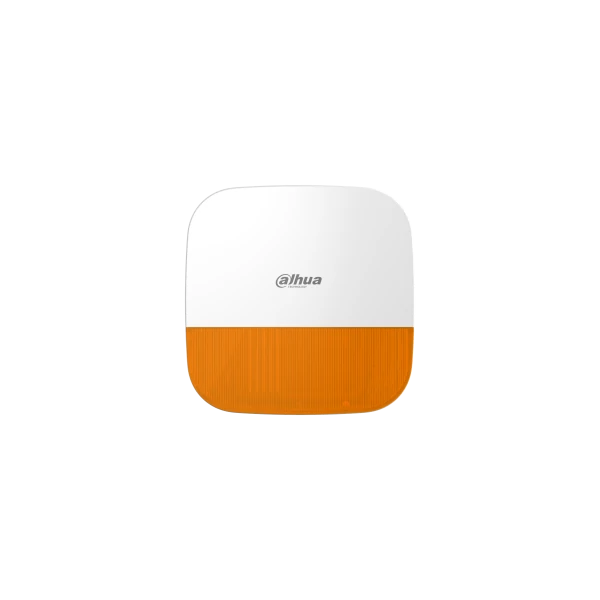 Dahua Vezeték nélküli kültéri sziréna - AirShield ARA13-W2 Narancs (IP65; 110dB; LED; 868MHz, AES128, 12VDC+Akku; Mabisz