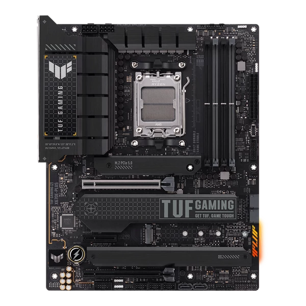 Asus Alaplap - AMD TUF GAMING X670E-PLUS AM5 (X670, ATX, 4xDDR5 6400+MHz, LAN, 4xSATA3, 4x M.2, HDMI+DP)