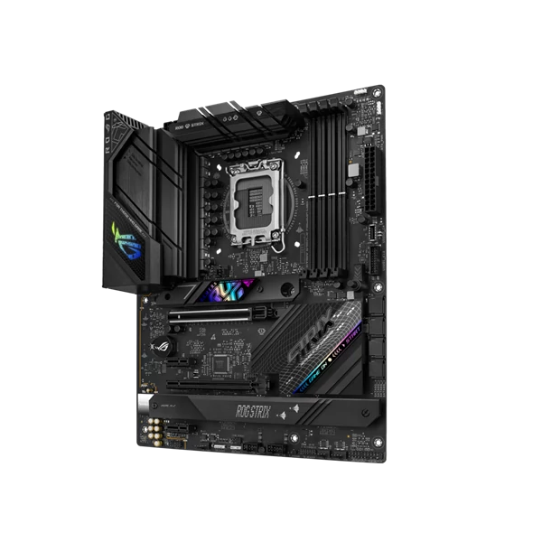 Asus Alaplap - Intel ROG STRIX B760-F GAMING WIFI s1700 (B760, 4xDDR5 7800+MHz, 4xSATA3, 3xM.2, HDMI+DP)