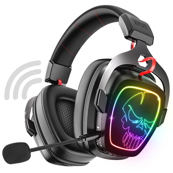 Spirit of Gamer Wireless Fejhallgató - MIC-XH1500 (MultiPlatform, 7.1, mikrofon, hangerőszabályzó, nagy-párnás, fekete)