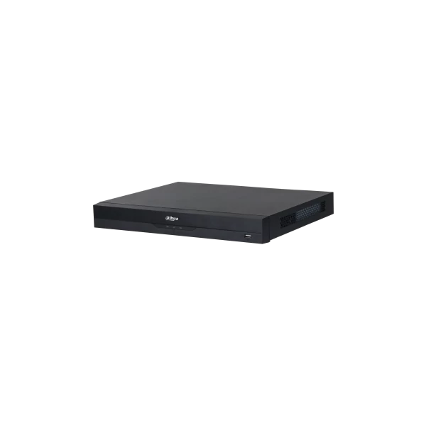 Dahua NVR Rögzítő - NVR5216-16P-EI (16 csatorna, H265+, 32MP, 16port PoE, 384Mbps, HDMI+VGA, 2xUSB, 2xSata, AI)