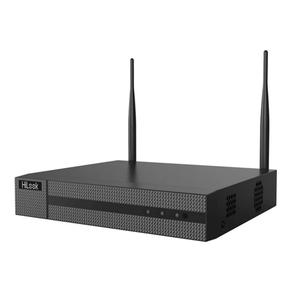 HiLook NVR rögzítő - NVR-104MH-D/W (4 csatorna, H265+, HDMI+VGA, 2xUSB, 1x Sata, Wifi)
