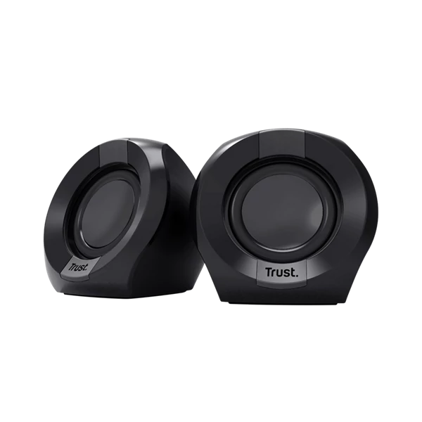 Trust Hangszóró 2.0 - Polo (4W RMS; hangerőszabályzó; 3,5mm jack; USB tápcsatlakozó; fekete)