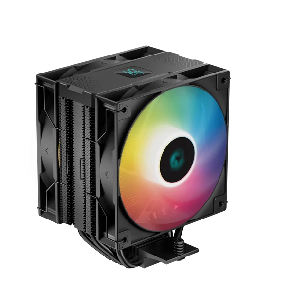 DeepCool CPU Cooler - AG400 DIGITAL PLUS (31,6 dB; max, 134,03 m3/h; 4pin csatlakozó, 4 db heatpipe, 12cm, PWM)