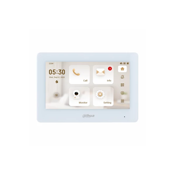 Dahua IP video kaputelefon - VTH5421HW-W (beltéri egység; 7