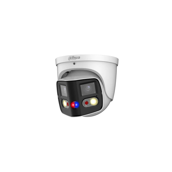 Dahua IP dual turretkamera - IPC-PDW3849-AS-PV (8MP, 2,8mm; H265+, IP67, IR+LED20m, ICR, WDR, PoE, mikrofon, AI; Tioc)