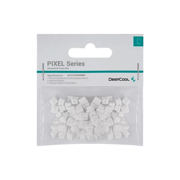 DeepCool Számítógépház Kiegészítő - PIXEL WH (100db, fehér, szilikon)