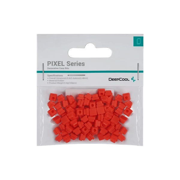 DeepCool Számítógépház Kiegészítő - PIXEL RD (100db, piros, szilikon)