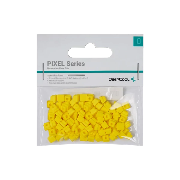 DeepCool Számítógépház Kiegészítő - PIXEL YE (100db, sárga, szilikon)