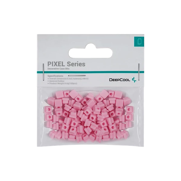 DeepCool Számítógépház Kiegészítő - PIXEL PK (100db, pink, szilikon)