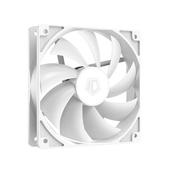 ID-Cooling Cooler 12cm - XF-120-W (35,2dB, max.129,39 m3/h, 4pin, PWM, 12cm, fehér)