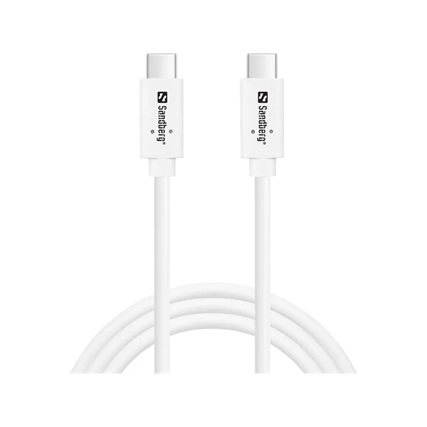 Sandberg Kábel - USB-C>C USB 3.1 G2 100W, 1M