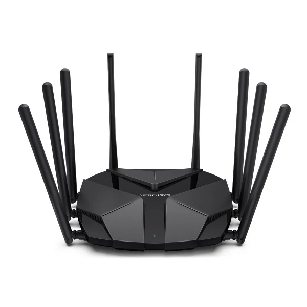 Mercusys Router WiFi AX6000 - MR90X (1148Mbps 2,4GHz + 4804Mbps 5GHz; 1x 2,5Gbps +3x 1Gbps port, WPA3; 8x Antenna)