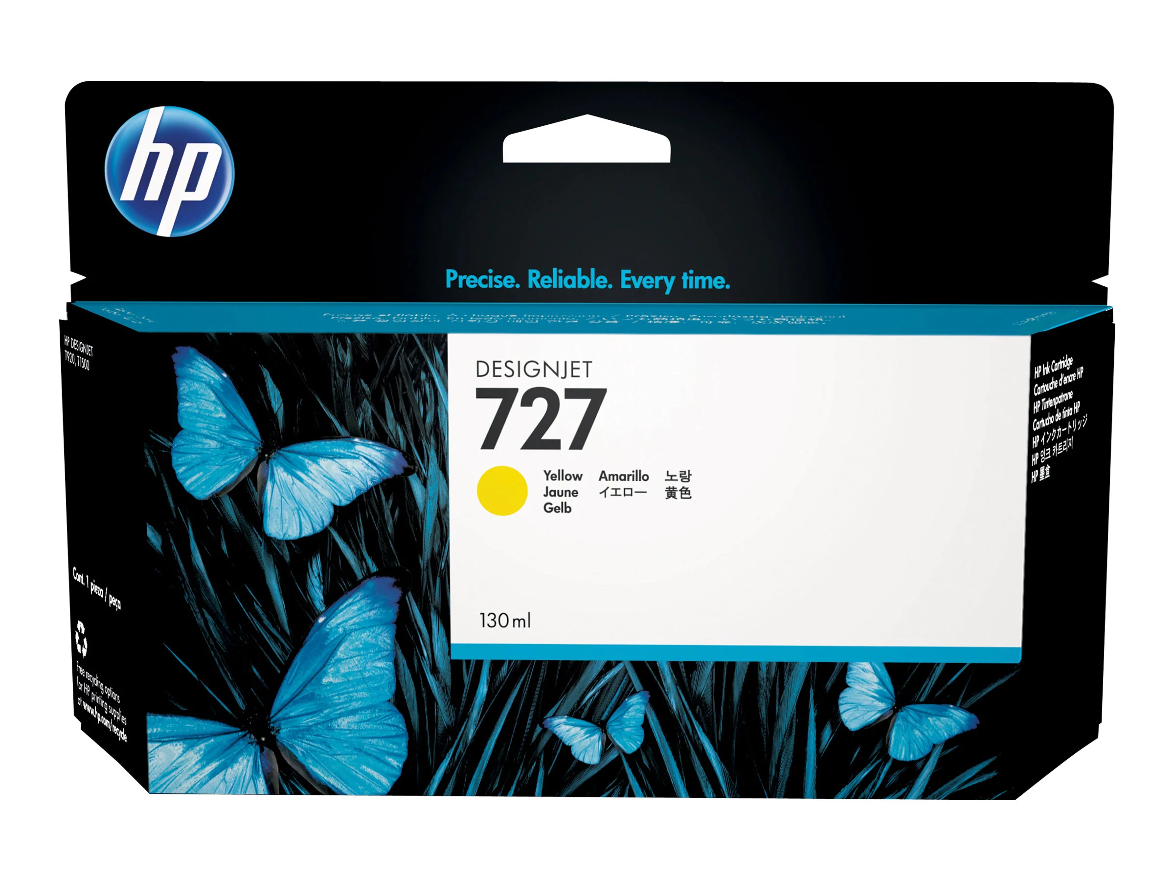 HP B3P21A Ink HP 727 yellow 130 ml