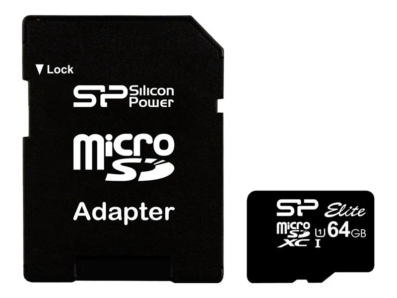 SILICON POWER Elite 64GB MicroSD