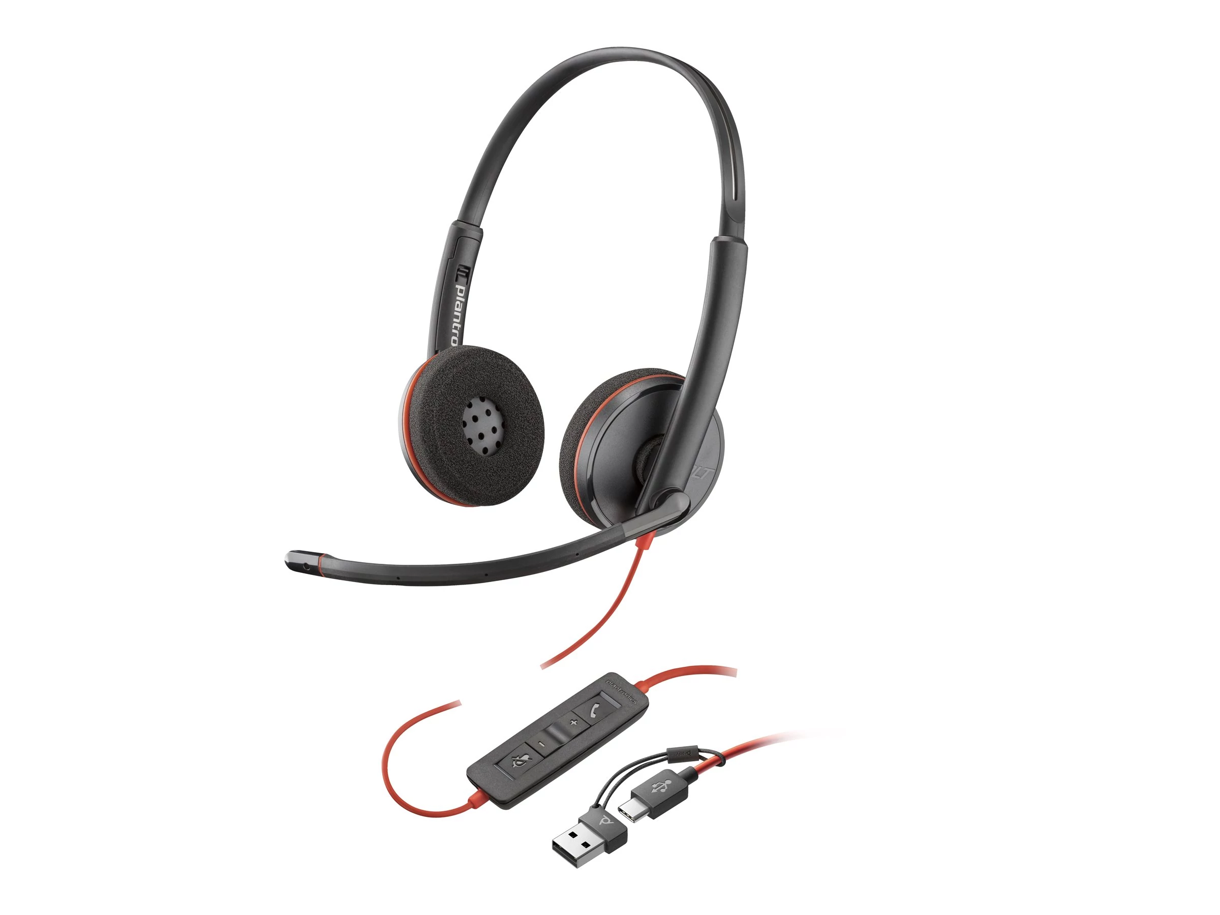 HP Poly BW 3220 Stereo USB-C HS +USB-C/A