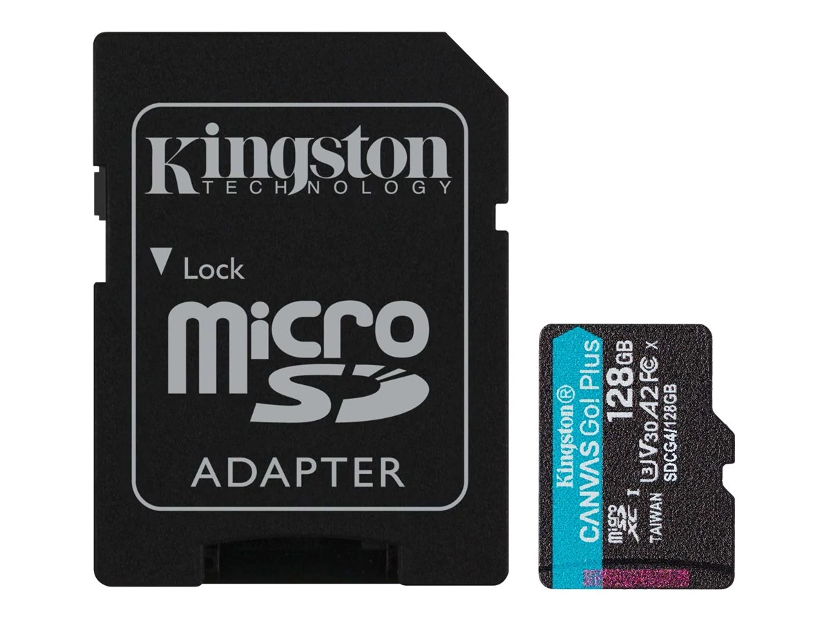 KINGSTON 128GB microSDXC + Adapter