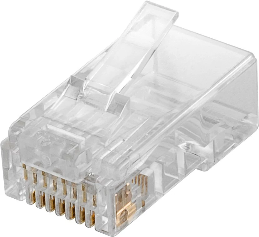 Goobay RJ-45 CAT6 UTP moduláris csatlakozó (10 db/csomag, ár/csomag)