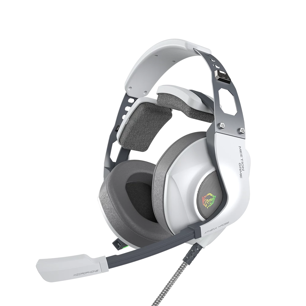 Meetion MT-HP099 Hifi 7.1gamer fejhallgató White+Gray