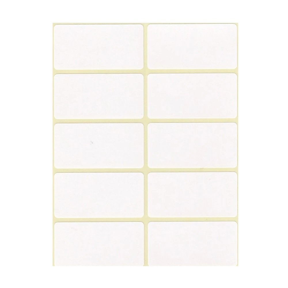 Etikett címke, 25x50mm, 6 lap, 10 címke/lap
