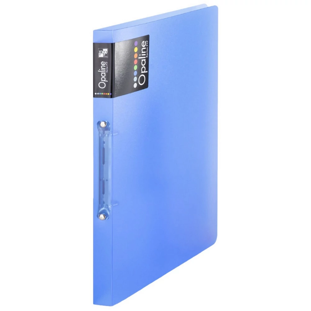 Gyűrűskönyv A4, 2 gyűrűs 2cm gerinc PP, Karton P+P Opaline kék