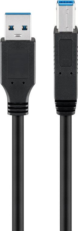Goobay USB 3.0 printerkábel 1 m, fekete