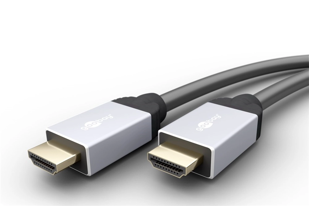Goobay+ kábel HDMI (apa) - HDMI (apa) 1,5m (v2.0, 4k 60Hz)